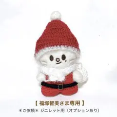 【福塚智美さま専用】ジニレット サンタ３点セット（プレゼント袋あり）