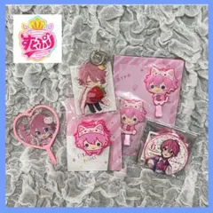未使用✴️極美品《すとぷり さとみくん》グッズ５点セット（キーホルダー・缶バッジ）
