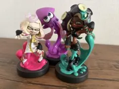 amiibo スプラトゥーン ヒメ イイダ イカ(ネオンパープル) 3体セット
