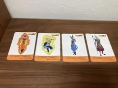 ドラゴンボールストア　購入時　ノベルティステッカー　コンプリート　4枚