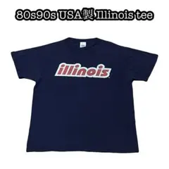 80s 90s USA製 Illinois OLD vintage TEE 希少