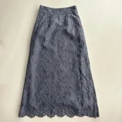 NATURALBEAUTYBASIC 花柄レーススカート Sサイズのサムネイル