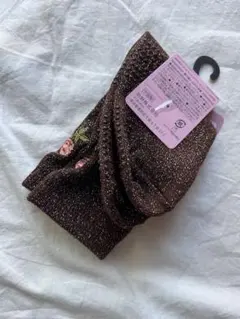 【新品未使用品】softcheeseクルーソックス13-18cm ブラウン