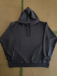 GUダークグレー フード付きパーカー