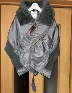 ジュンヤワタナベコムデギャルソン　AD2008　ポンチョ　ケープコート　グレー 2026年最新】JUNYA WATANABE COMME des GARCONS レディース ポンチョ