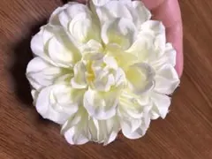 ハンドメイド シンプルコサージュ 髪飾り