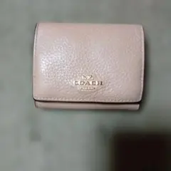 超美品‼️COACH ベージュ 三つ折り財布