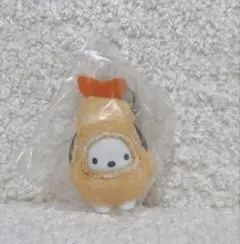 ちびっとも　ポチャッコ　おかず　エビフライ　キーホルダー　サンリオ