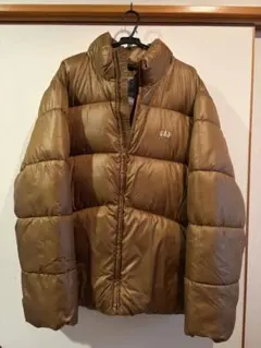 GAP RECYCLED PUFFER ダウンジャケット ブラウン L