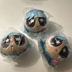 パワーパフガールズ ブリス ぬいぐるみキーホルダー 3点セット