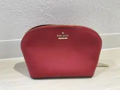 kate spade レッド ポーチ