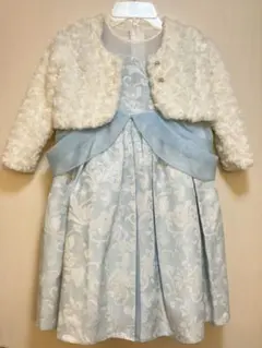 ビビディバビディ シンデレラドレス100cm モコモコアウター110cm付