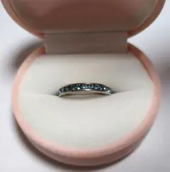 フルエタニティ　スワロフスキークリスタル　シルバーリング