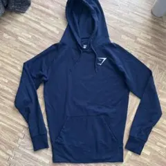 GYMSHARK ネイビー パーカー M ジムシャーク