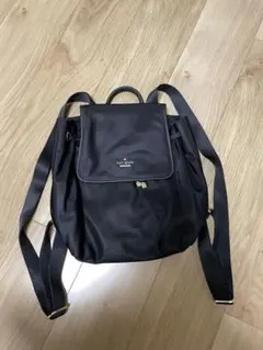 kate spade 黒リュック