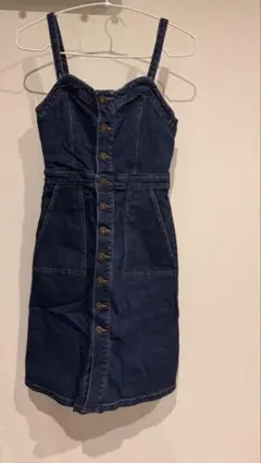 Heather ヘザー デニムワンピース キャミワンピ S 着用2回
