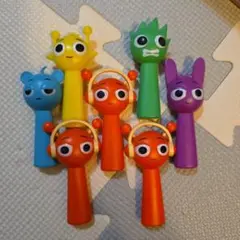 スプランキー　ミニフィギュア　7点セット