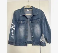 ANAPKIDS アナップキッズ ダメージ加工 デニムジャケット サイズ130