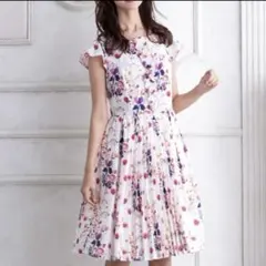 《新品同様》☆TOCCA☆洗える！HARMONIES ドレス　0