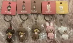 新品　5個 モンチッチ　フィギュアマスコット 男の子 女の子　チムたん