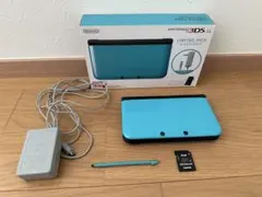 【美品】ニンテンドー3DS LL リミテッドパック　ターコイズ×ブラック