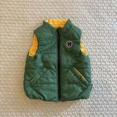 【未使用タグ付き】ミキハウス　ダウン　リバーシブル　ベスト付き　80 新品 ミキハウス ピクニック ダウンベスト リバーシブル - メルカリ