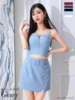 ROBE de FLEURS Glossy セットアップ ミニドレス - メルカリ