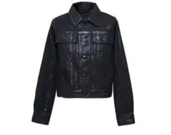 Leather pocket short jacket【jentlouis】 - メルカリ