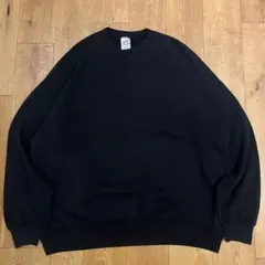 90s usa製 jerzees 無地 ブラック スウェット ブランク 黒のサムネイル