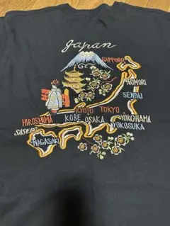 万祝 寿 Tシャツ ネイビー Lサイズ