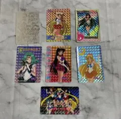 【当時物・希少】セーラームーン カードダス 7枚セット プリズム S / R 他