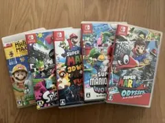Switch カセットまとめ売り マリオ スプラトゥーン ヨッシー - メルカリ