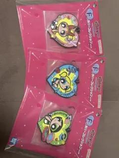 パワーパフガールズ　一番くじ　ラバーキーホルダー　3種セット