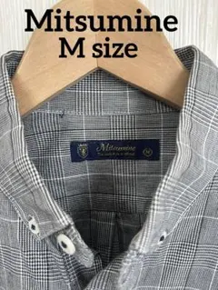 ミツミネ　Mサイズ　チェックシャツ