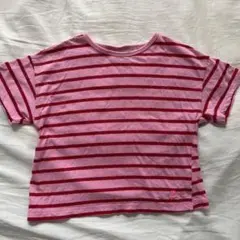 ZARA ボーダー半袖Tシャツ 98cm ピンク　赤　子供服　ザラキッズ