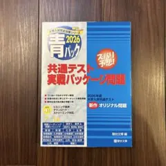 青パック 2026 共通テスト 実践問題集　未使用