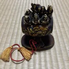 七福神 置物 宝船 縁起物 インテリア　うちでの小槌