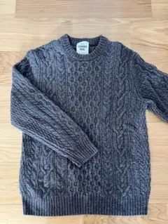 グリーンレーベルリラクシング タスマニアウール ケーブルニット