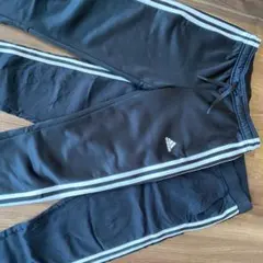 140サイドライン黒パンツ2本adidas他