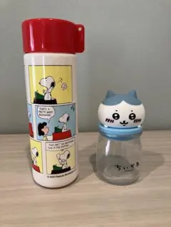 PEANUTS スヌーピー ボトル 500ml・ちいかわキャンディガラスボトル