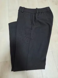 PLST　ウォームリザーブ　スティックパンツ　茶　焦げ茶　XS　秋冬 通勤 美脚