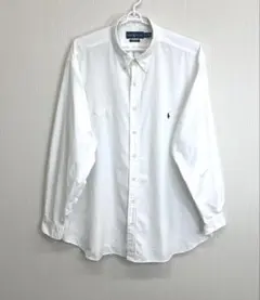 ラルフローレン CLASSIC FIT 3XB 白 長袖 BDシャツ