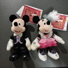 ビックバンドビート ミッキー ミニー ぬいぐるみバッジセット