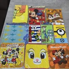 ディズニー　巾着　タオル　まとめ売り