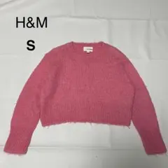 【H&M】ピンク ニット セーター S 長袖 可愛い
