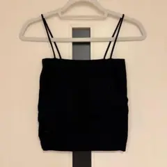 SHEIN キャミソール インナー カップ付き 黒