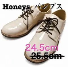 Honeys ベージュパンプスのサムネイル