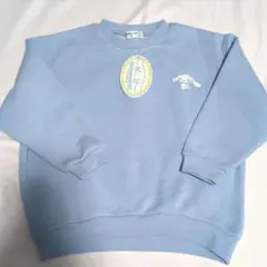 新品タグ付き　シナモロール　裏起毛トレーナー　水色　120