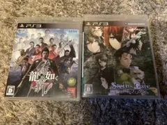 PS3 ゲーム2本セット 龍が如く0 & シュタインズ・ゲート