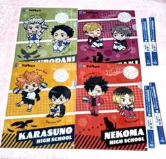 ロッテ 爽　ハイキュー!! 　クリアファイル 　4種類